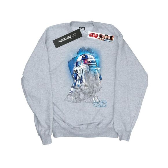 Star Wars: The Last Jedi Boys R2-D2 Brushed Sweatshirt / Sports Grey